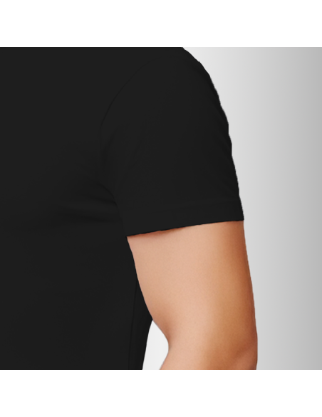 Koszulka Firmowa Męska Czarna T-shirt z Własnym Nadrukiem Standard