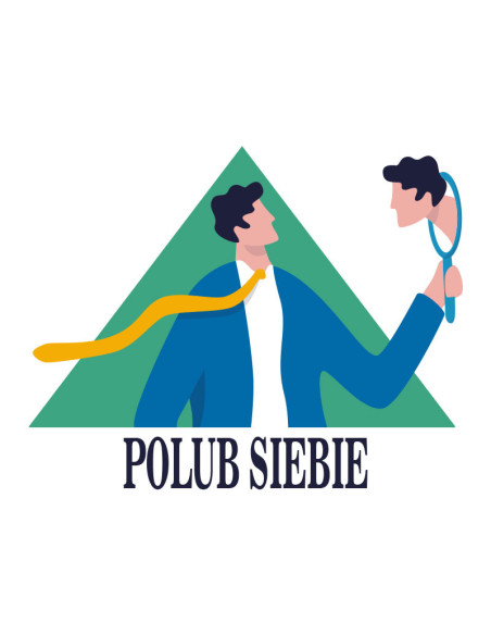 Koszulka Męska z Nadrukiem (185 g/m2) Polub Siebie