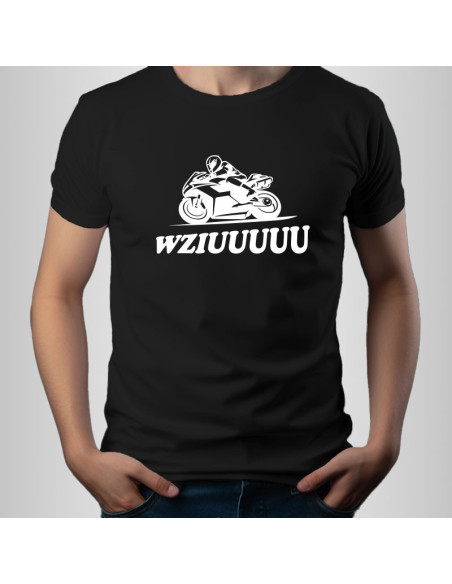 Koszulka Męska z Nadrukiem (185 g/m2) Wziuuuuu