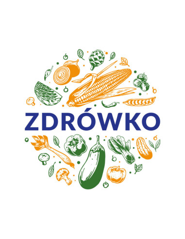 Koszulka Męska z Nadrukiem (185 g/m2) Zdrówko