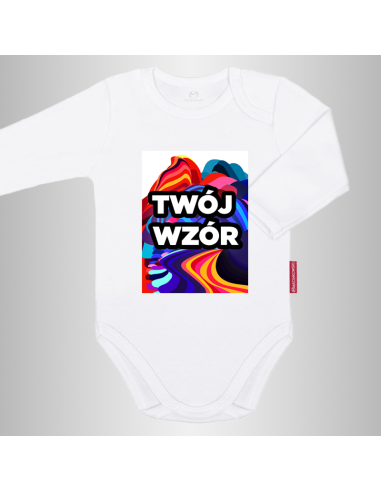 Body Niemowlęce z Własnym Nadrukiem Długi Rękaw (Rozmiar: 56-80)