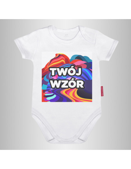 Body Niemowlęce z Własnym Nadrukiem Krótki Rękaw (Rozmiar: 86-104)