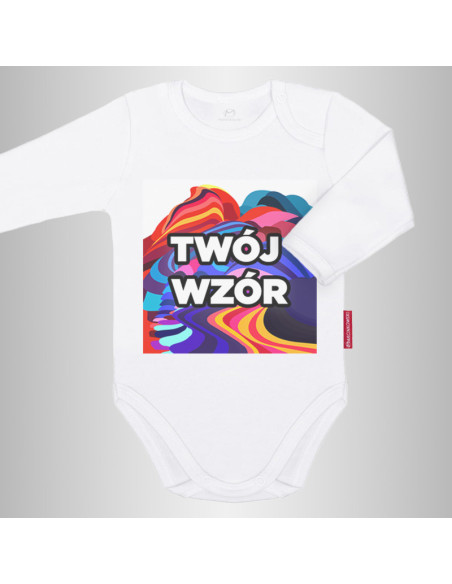 Body Niemowlęce z Własnym Nadrukiem Długi Rękaw (Rozmiar: 86-104)