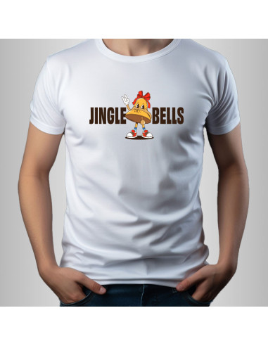 Koszulka Męska z Nadrukiem (185 g/m2) Jingle Bells
