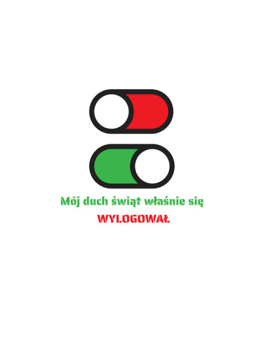 Koszulka Męska z Nadrukiem (185 g/m2) Logout
