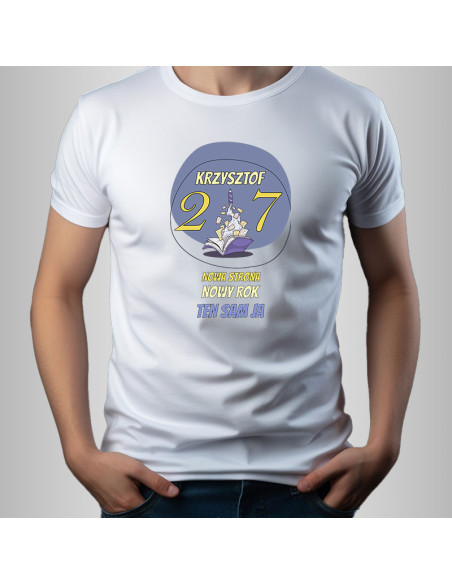 Koszulka Męska z Nadrukiem (185 g/m2) Nowa strona