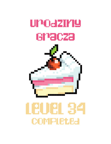 Koszulka Męska z Nadrukiem (185 g/m2) Urodziny Gracza