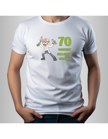 Koszulka Męska z Nadrukiem (185 g/m2) Urodziny Dziadka