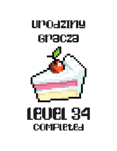 Koszulka Damska z Nadrukiem (185 g/m2) Urodziny gracza
