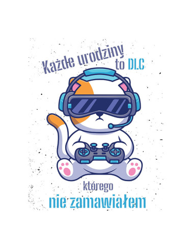 Koszulka Męska z Nadrukiem (185 g/m2) Urodzinowe DLC