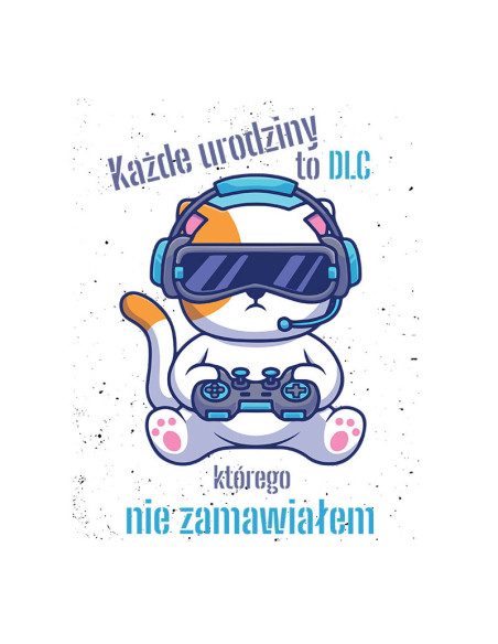 Koszulka Męska z Nadrukiem (185 g/m2) Urodzinowe DLC