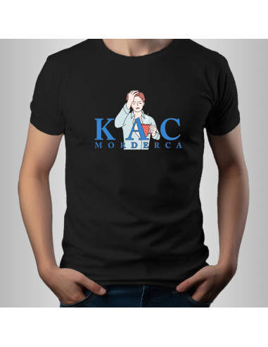 Koszulka Męska z Nadrukiem (185 g/m2) Kac Morderca