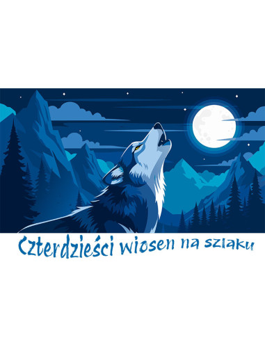 Koszulka Męska z Nadrukiem (185 g/m2) Lata na szlaku