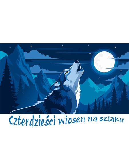 Koszulka Męska z Nadrukiem (185 g/m2) Lata na szlaku