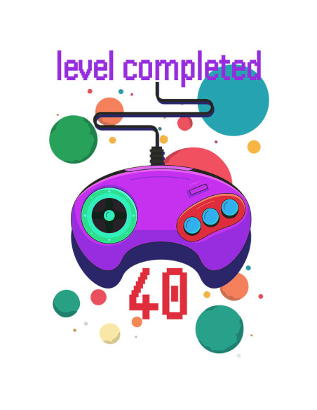 Koszulka Damska z Nadrukiem (185 g/m2) Level completed