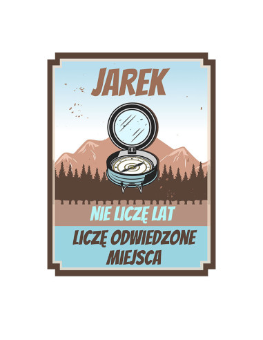 Koszulka Męska z Nadrukiem (185 g/m2) Nie liczę lat