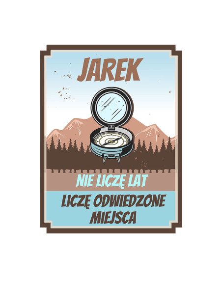 Koszulka Męska z Nadrukiem (185 g/m2) Nie liczę lat