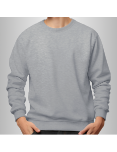 Bluza Męska Szara z Własnym Nadrukiem 2