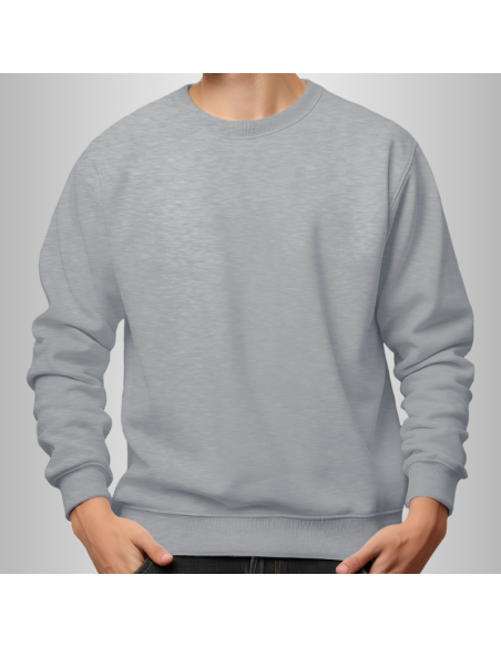 Bluza Męska Szara z Własnym Nadrukiem