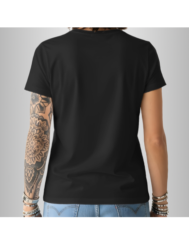 Koszulka Czarna Unisex T-shirt V-Neck z Własnym Nadrukiem