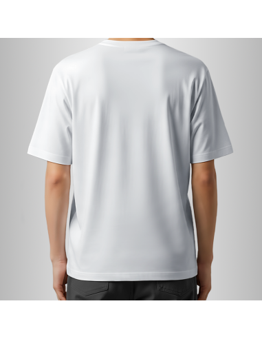 Koszulka Biała Unisex T-shirt Oversize z Własnym Nadrukiem