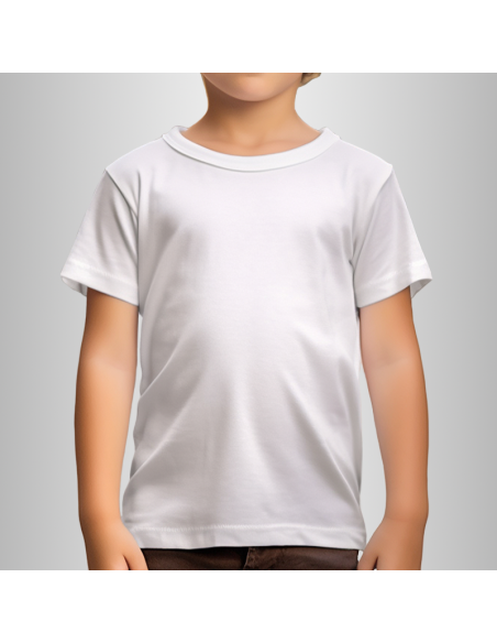 Koszulka dla dziecka Biała T-shirt z Własnym Nadrukiem