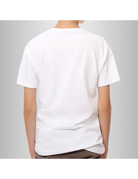 Koszulka dla dziecka Biała T-shirt z Własnym Nadrukiem