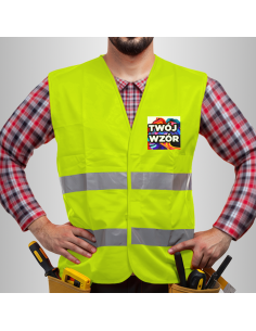 Kamizelka Odblaskowa Ostrzegawcza Żółta