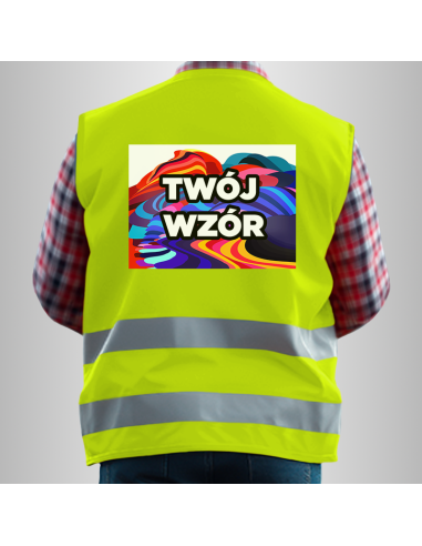 Kamizelka Odblaskowa Ostrzegawcza Żółta