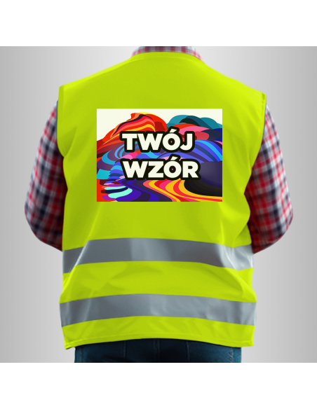 Kamizelka Odblaskowa Ostrzegawcza Żółta