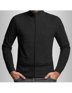 Mikropolar Męski Firmowy Czarny z Własnym Nadrukiem 2