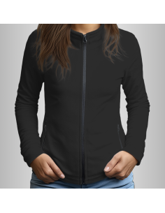 Mikropolar Damski Firmowy Czarny z Własnym Nadrukiem 2