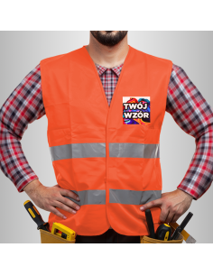 Kamizelka Odblaskowa Ostrzegawcza Pomarańczowa
