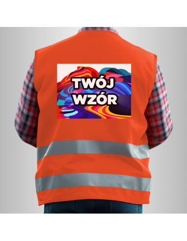 Kamizelka Odblaskowa Ostrzegawcza Pomarańczowa