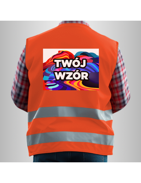 Kamizelka Odblaskowa Ostrzegawcza Pomarańczowa