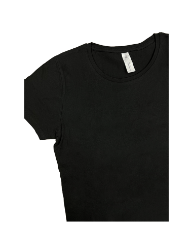 Koszulka Firmowa Damska Czarna T-shirt z Własnym Nadrukiem SuperCena