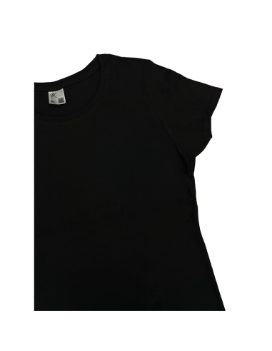 Koszulka Firmowa Damska Czarna T-shirt z Własnym Nadrukiem Standard