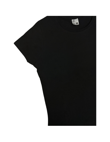 Koszulka Firmowa Damska Czarna T-shirt z Własnym Nadrukiem Standard