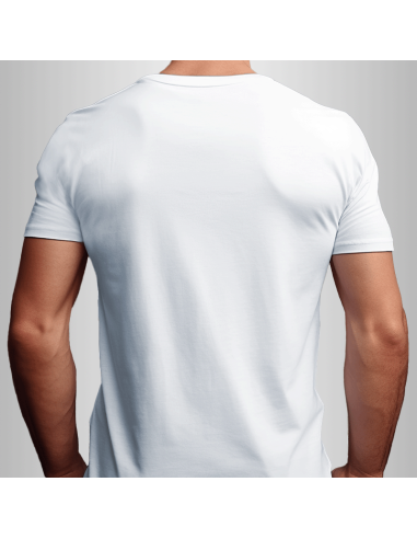 Koszulka Firmowa Męska Biała T-shirt z Własnym Nadrukiem SuperCena
