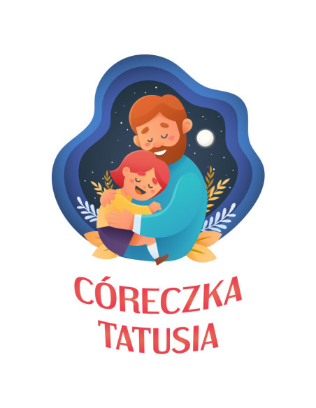 Koszulka Damska z Nadrukiem (185 g/m2) Córeczka Tatusia