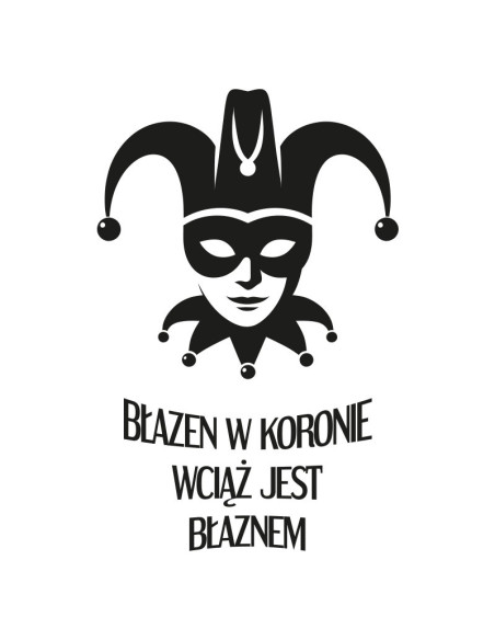 Koszulka Męska z Nadrukiem (185 g/m2) Błazen