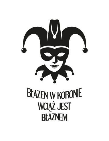 Koszulka Damska z Nadrukiem (185 g/m2) Błazen