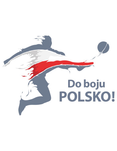 Koszulka Męska z Nadrukiem (185 g/m2) Do boju Polsko