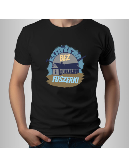 Koszulka Męska z Nadrukiem (185 g/m2) Bez Fuszerki