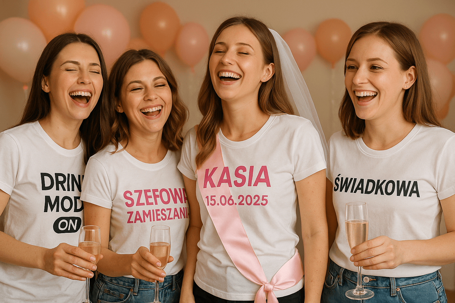Koszulka z własnym nadrukiem na wieczór panieński? Tak! Oto jak ją zaprojektować