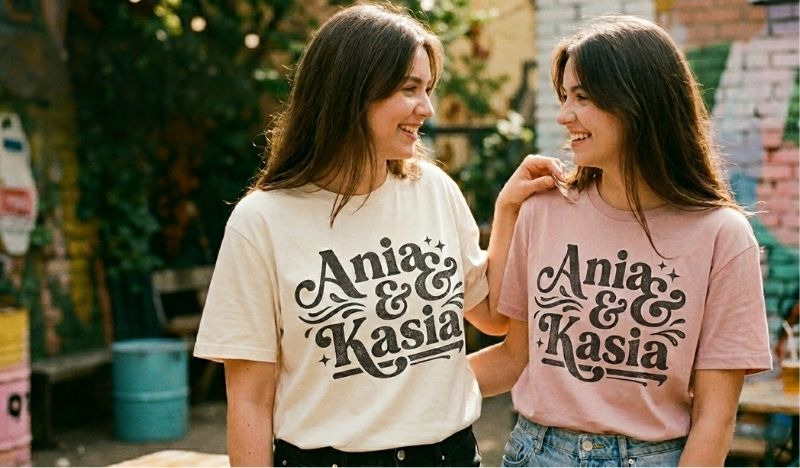 Koszulki dla przyjaciółek — 18 pomysłów na napisy i wzory BFF, które zapamiętacie na lata